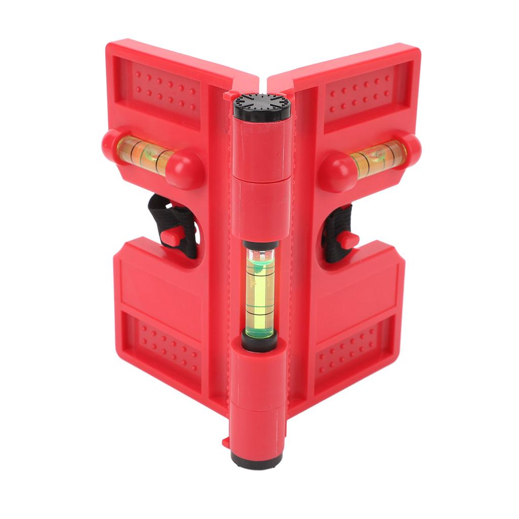 Magnetyczna poziomica słupkowa Profesjonalna Wysoka dokładność 3 fiolki Składane narzędzie poziomicy słupkowej z elastyczną pętlą