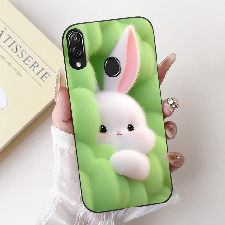 

For ZTE Blade V10 V10Vila Phone Case ZTE Blade A71 A51 2021 A7s 2020 Back Cover Soft Silicone Fundas Lovely Panda Rabbit Flower ZTE Blade V10