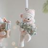 Multipurpose Christmas Couple Bear Resin Set for Lover Features Sturdy and Intricate Holiday Fashion Accessories