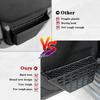 Metal Front Door Storage Door Side Insert Organizer Box for Jeep Wrangler Latest Upgrade Stainless Steel Pocket, 2007-2018 JK/JKU (2/4 Doors),