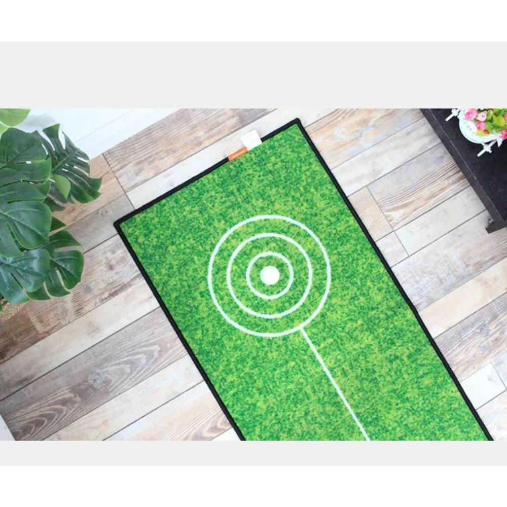 BEPAN Portable Carpet Indoor Office Home Golf Putter Practice Carpet Trainer Strike Pad Golf Mat Golf Green Trainer