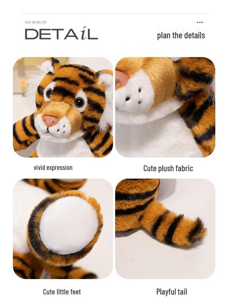 Sevimli Orman Hayvanı Peluş Bebek: Çocuklar İçin Yaratıcı Hediyelik & Erken Eğitim Oyuncağı