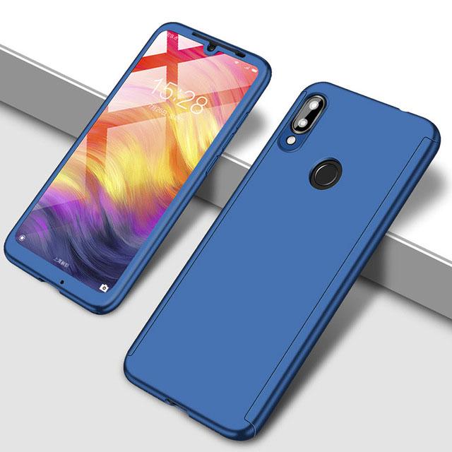 Compre 360 caixa de telefone de capa completa para Xiaomi Redmi 9 9A 9C 8A  7A Note 9S 9 8 7 Pro Max 5 Plus K20 K30 Hard PC Shockproof Funda barato —