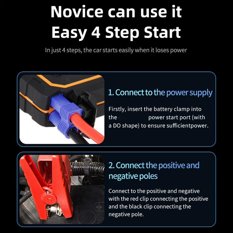 Portable Tire Inflator For Car Digital Pressure Air Compressor With LED Light Mobile Vehicle Tire Pump For RV Camping Bike