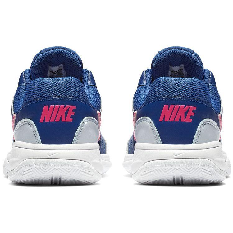 Nike Court Lite Shock Absorbing Non-Slip Durable Low-Top Tennis Shoes Women Sneakers Blue Red White 845048-464