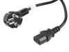 Kabel Zasilający Lanberg CEE 7/7 -> IEC 320 C13 10m VDE Czarny