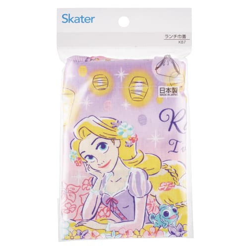 Skater Children's Drawstring Lunch Bag, Made in Japan, Disney Tangled Design, Size 25, Girls' KB7-A