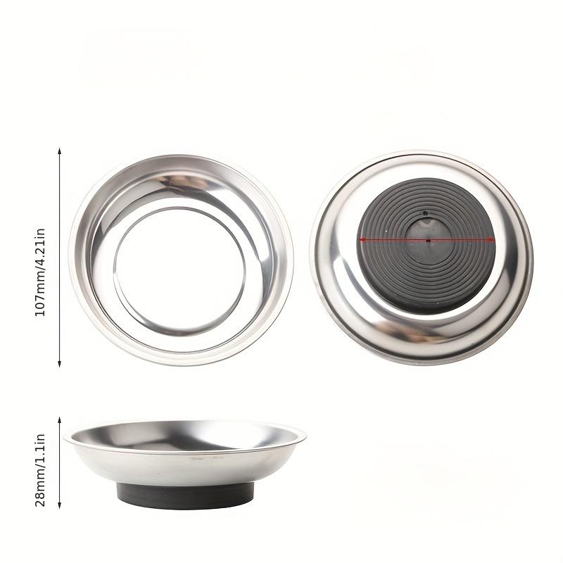 Auto Repair Magnetic Bowl Anti-Lost Stainless Steel Hardware Tool Storage Tray Hardware Accessories Magnetic Tray