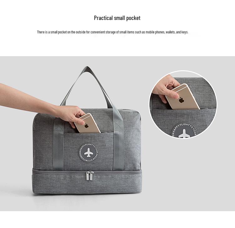 Waterproof Wet/Dry Separation Bag for Swimming, Beach, Shoes, Swimsuits, Wash, and Fitness Gear.