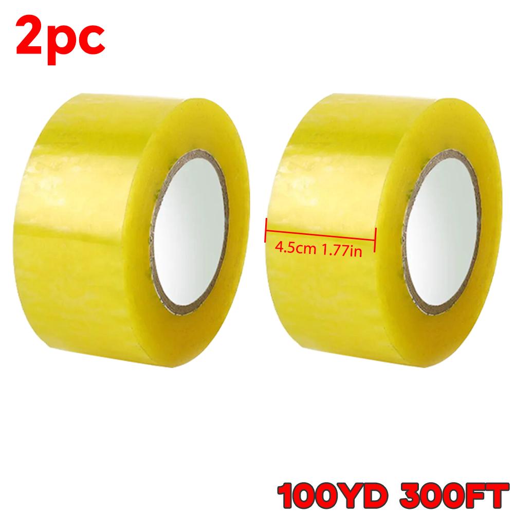 Transparent Yellow Transparent White Tape for Express Packaging of Large Rolls and Thick Box Sealing Yellow Tape
