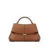 Smile Bag, Niche Genuine Leather Women's Bag, High-end Pleated Handbag, Crossbody Bag, Women's Bag