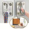 2PCS Simple Spring Coat Hooks Wall Hooks Boat Hooks Fender Hooks Escape-Proof Hanger Pet Accessories For Grooming Training Yard