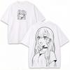 New My DressUp Darling Kitagawa Marin Anime Tshirt Suitable Summer High Quality Mens Clothing Womens Couples T Shirt New