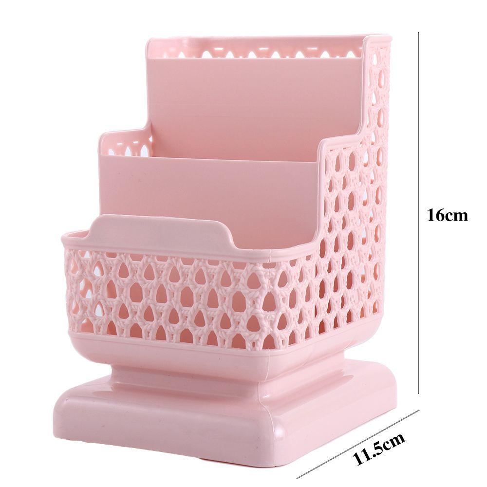 Office Supply Large Capacity Phone Standing Make up Brush Holder Pen Holders Stationery Organizer Desktop Storage Box