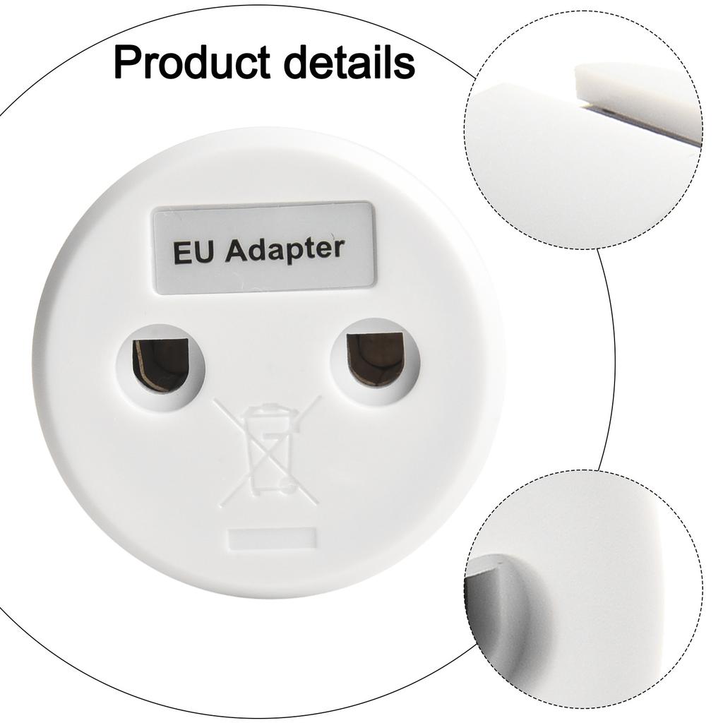 EU--Plug Adapter Plastic Grounding Socket Grounding Anti-static Wall Plate Sockets For Earthing Socket Travel Adapter