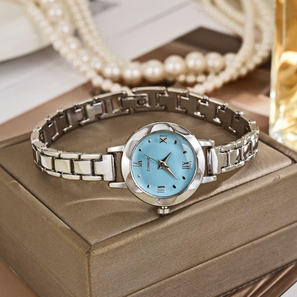 Elegante Schlichte Kleine Damenuhren Luxus Gold Armbanduhren für Frauen Damen Quarzuhren Mädchen Montre Femme Dropshipping