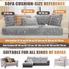 Non-Slip Sofa Cover, Sofa Seat Cushion Cover, Plush Sofa Throw, Couch For 1-4 Seater