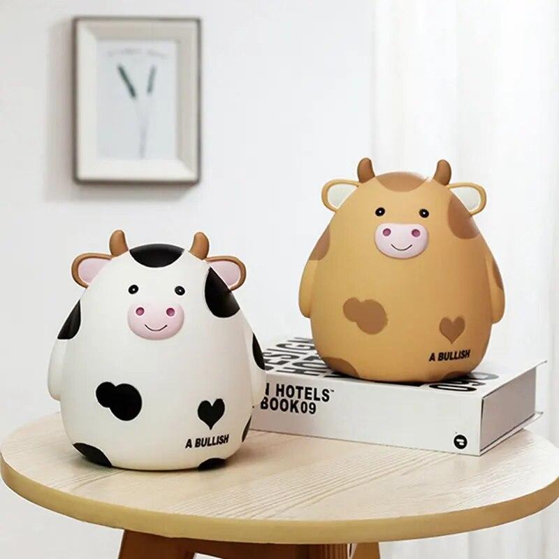 Cute Cartoon Cow Piggy Bank Home Decoration Can Save Take Piggy Bank Gift