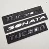 Rlapg3 ABS SONATA TUCSON Styling Car Logo Letter Decal Tail Rear Trunk Emblem Badge Sticker For Hyundai Auto Decoration Accessories