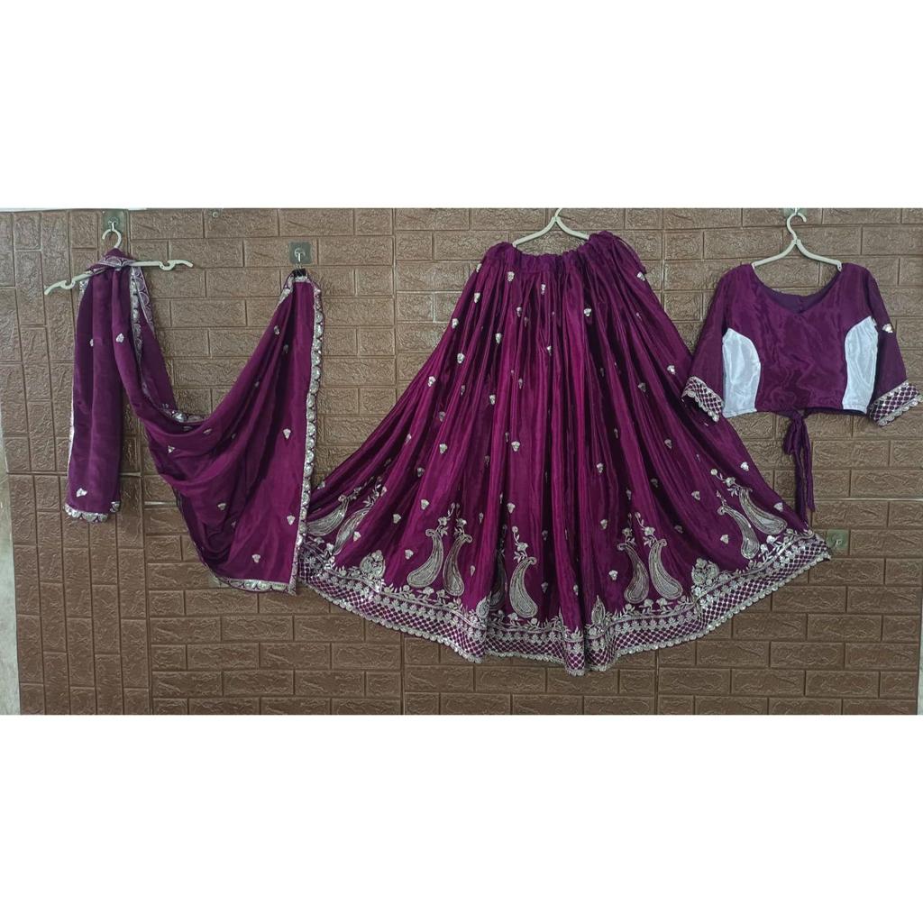 Lehenga Choli Presenting a perfectly blended chinon lehenga for festive season to charm your look  collection 2026