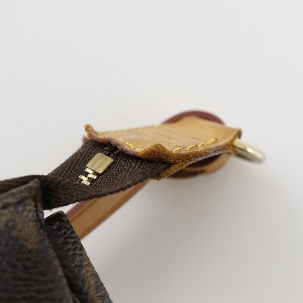 Louis Vuitton Pochette Accessoires Pouch M51981 Panda Takashi Murakami Collaboration Accessory Pouch Brown Monogram Canvas Women Used