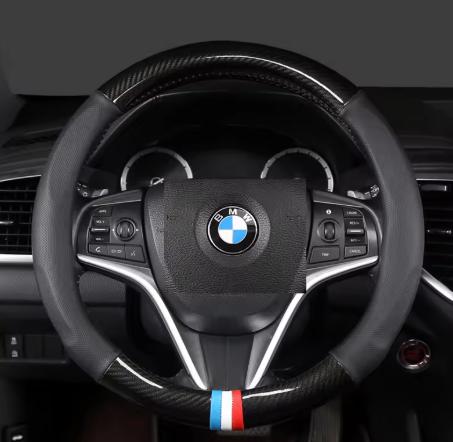 Szénszálas bőr autó kormányburkolat 38cm BMW X1 X2 X3 X4 E84 F84 F39 E83 F25 G01 F97 F26 G02 F98 Autótartozékok