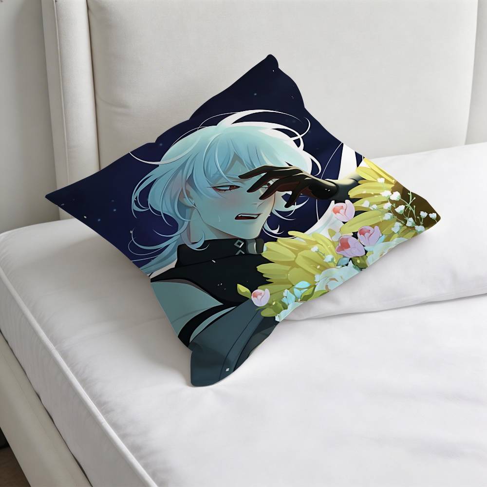 A DDate with DDeath Grim Printed Pillowcase Soft Polyester Pillow Cover Home Bedding Decor Print Gift No Pillow Core