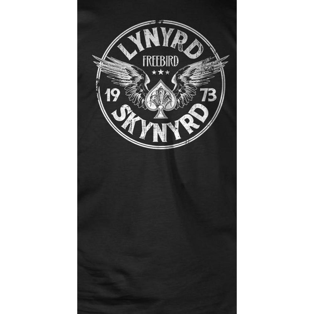 Lynyrd Skynyrd Unisex Adult Free Bird 1973 Wings T-Shirt