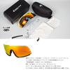 Gorix Polarized Sports Sunglasses with Polarized UV and Lightweight for Road and Baseball Frame with Orange Sunglasses, Lenses, Protection, Men's