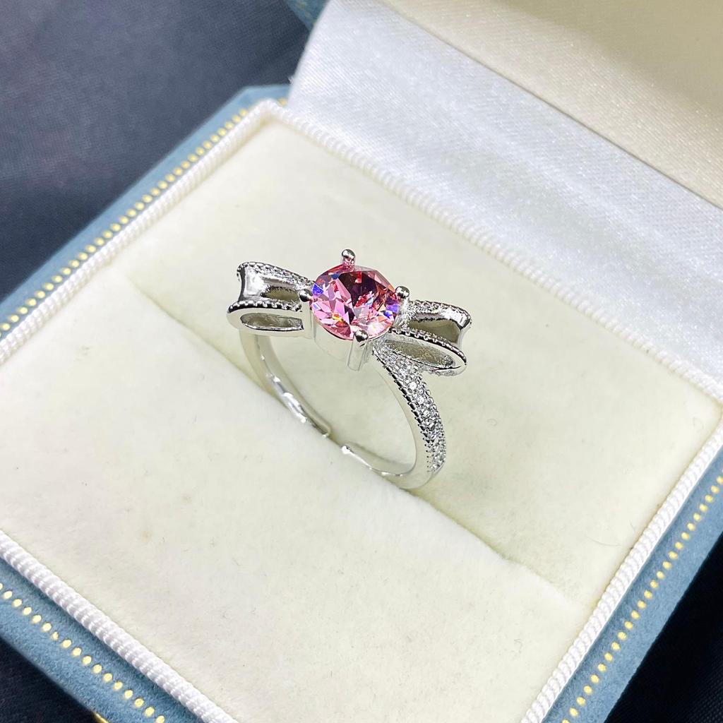 6.2mm DIY Inlay Round Pointed Bottom Hua Zi Diamond Ring Setting