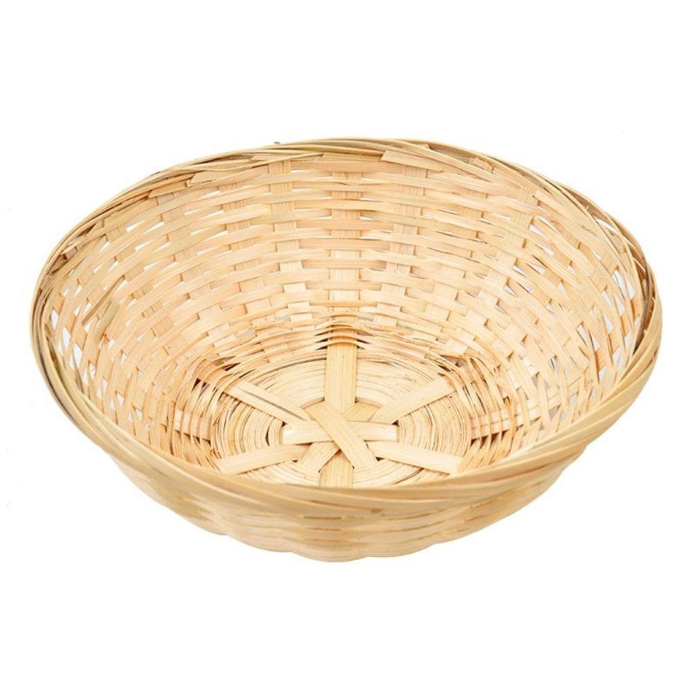 Vegetable Food Woven Basket Bread Fruit Pastry Plate Creative Storage Basket  Kitchen Accessories