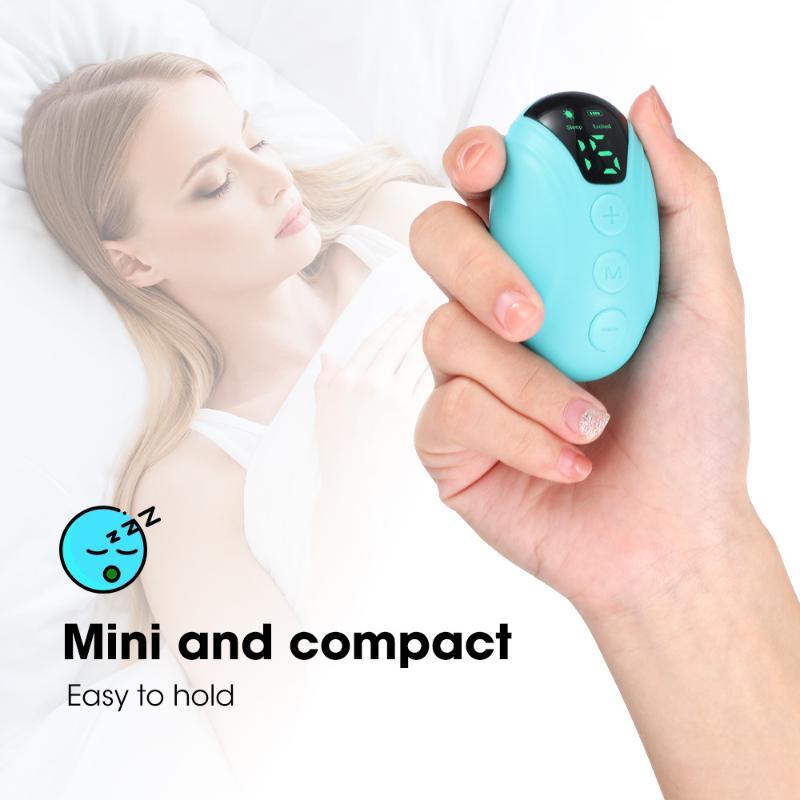 HailiCare Handheld Sleep Aid 15 Adjustable Levels Dual Modes Sleep Instrument for Home Use