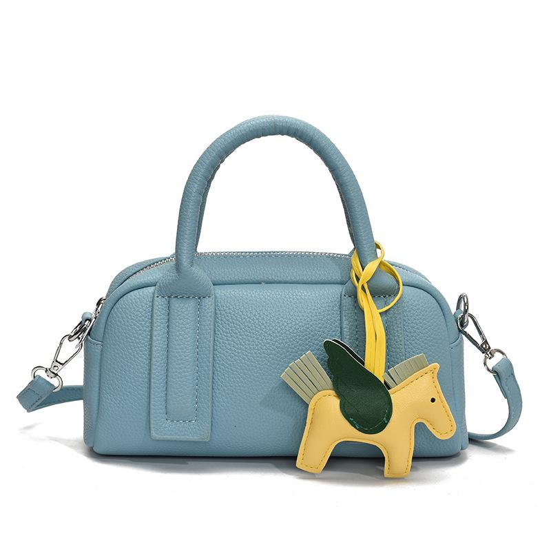 New product wholesale advanced lychee pattern Korean casual portable pillow bag daily versatile foreign style messenger bag female