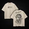 Anime The Apothecary Diaries Maomao Graphic T Shirt Men Women Clothing Oversized Tshirt Washed Cotton Tee Harajuku Tshirt