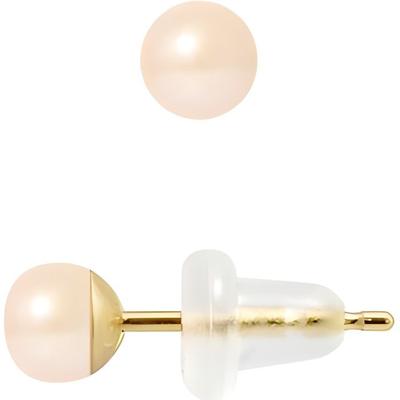 Ohrringe - - Echte Zuchtperlen - 4-5 mm - Gelbgold - 2 Jahre Garantie