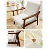 Funda Elástica con Cremallera para Sillón Jacquard de Hojas Fundas para Sillas Decoración del Hogar Funda Elástica para Silla Protector Elástico para Muebles de Silla Lavable