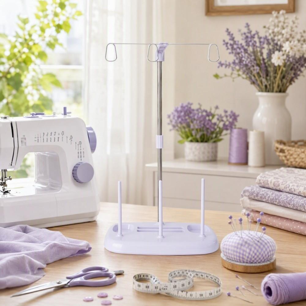 Double Thread Sewing Machine Thread Stand Anti-Tangle Thread Guide for Hand Sewing Studios