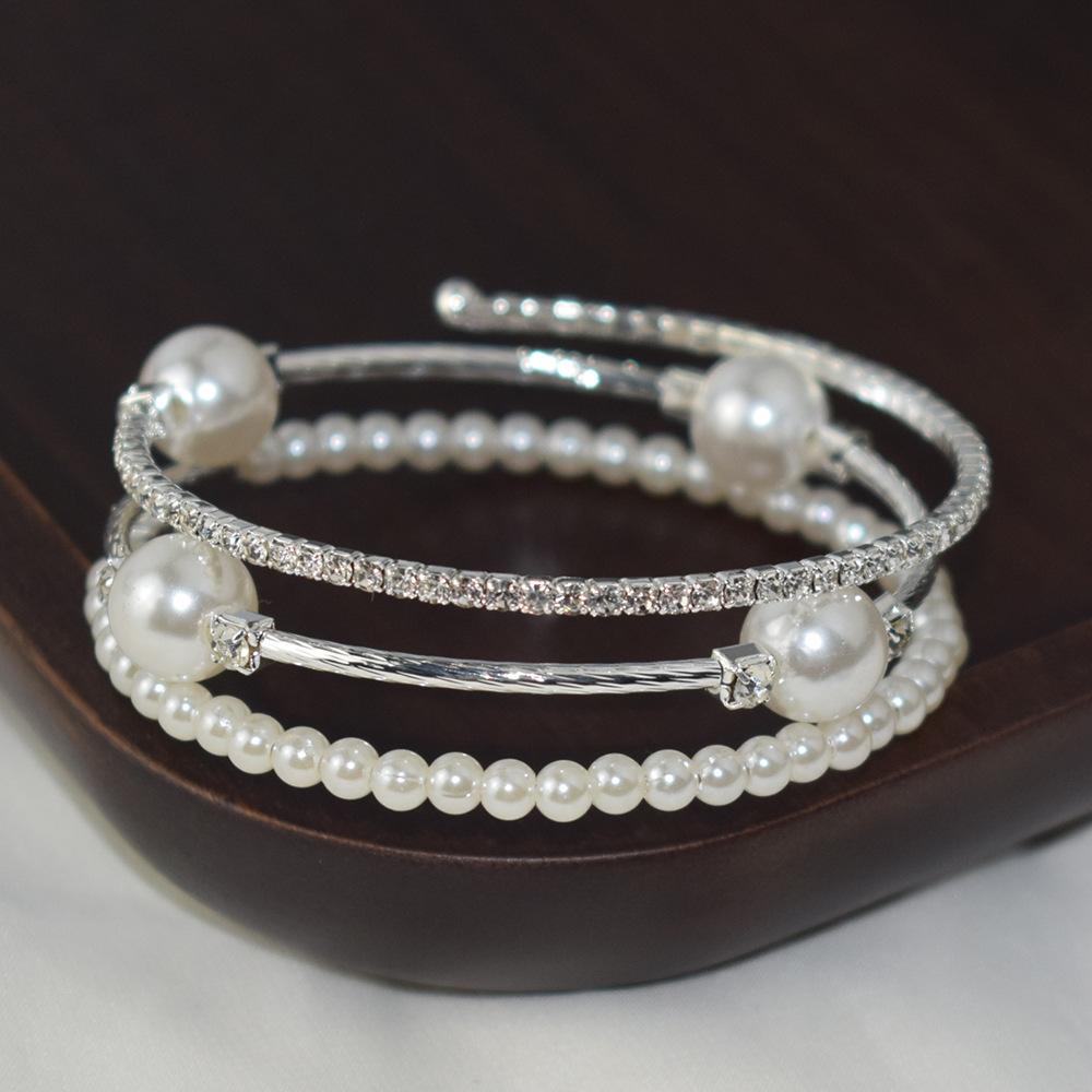 5Pcs/ Set Bohemia Minimalism Multilayer Love Heart Hollow Out Open Mouth Bracelet Set for Women Metal Chain Bangle Zircon Gifts