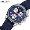 Men'S Watch Speedmaster Six-Hand Chronograph Multi-Function Calendar Quartz Watch 2247