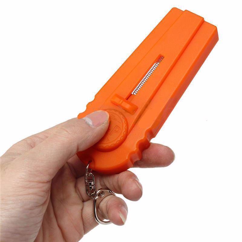 

Flying Beer Drink Bottle Opener Cap Launcher Shooter Key Ring Gift Tool оранжевый