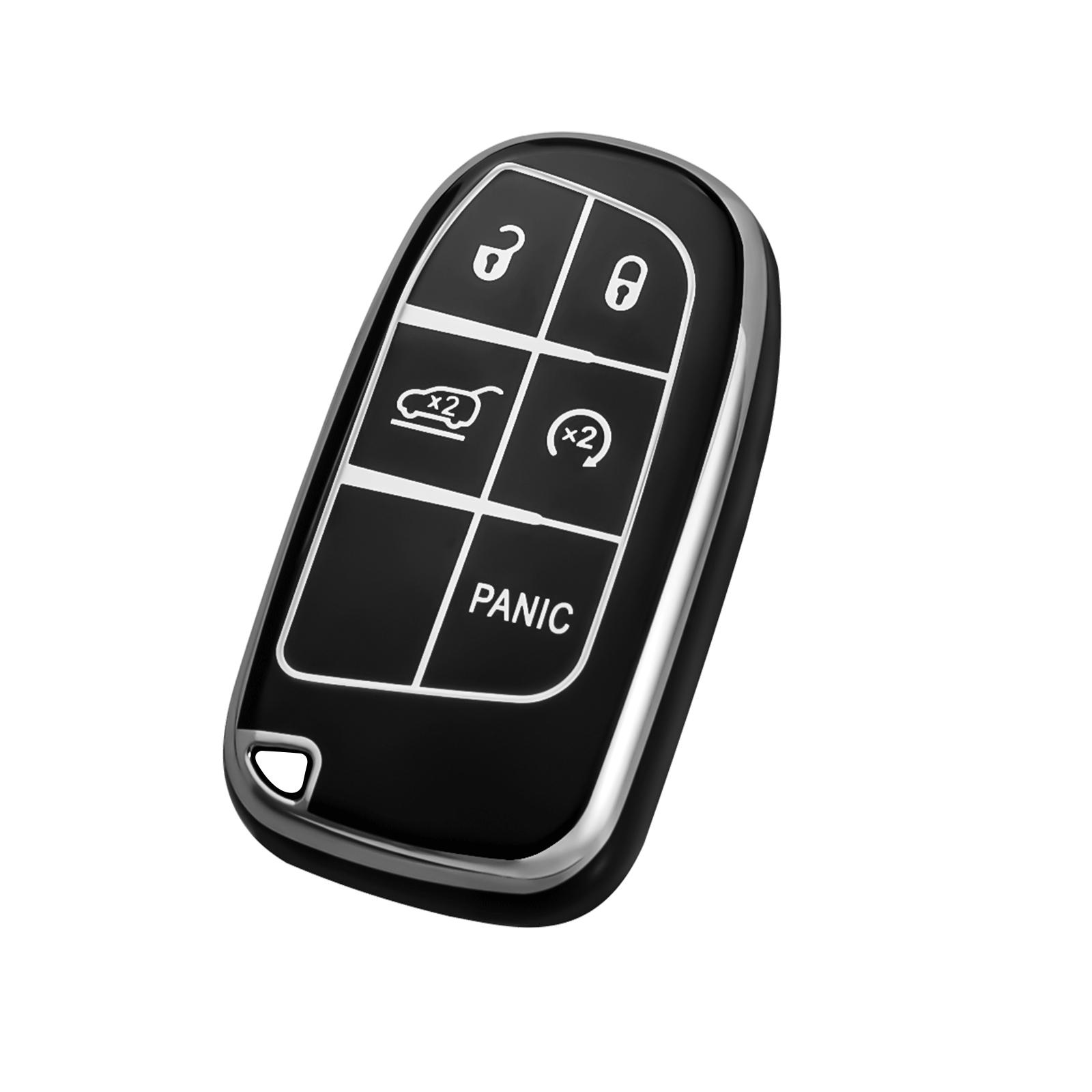 

Car Remote Key Case Cover for Jeep Grand Cherokee Renegade Chrysler 300 Dodge RAM Challenger Journey Car Accessaries Keychain