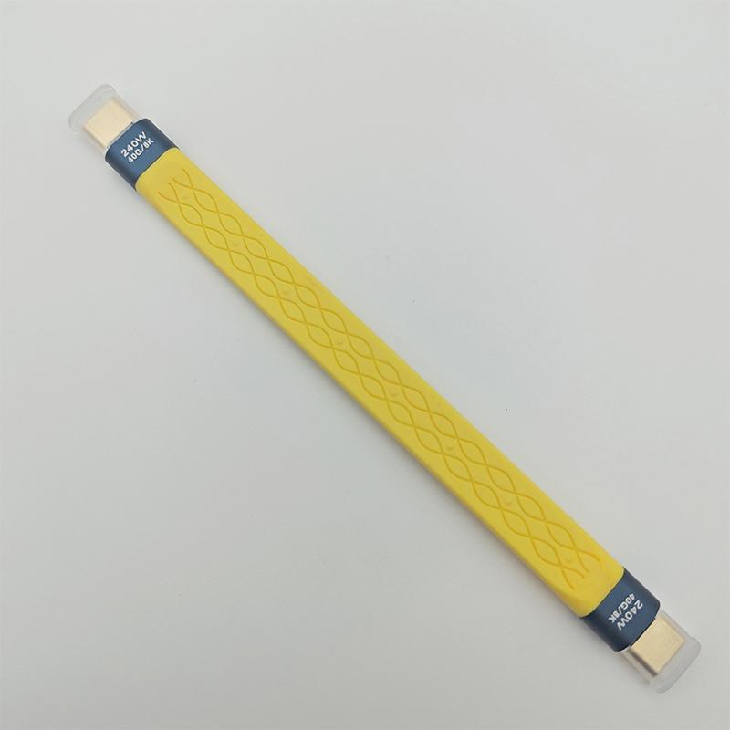 Multifunctional Pd240W Usb 4 40Gbps Fpc Data Cable Type-C Cable Portable Keychain For Phone Tv Laptop Tablet Video Transmission