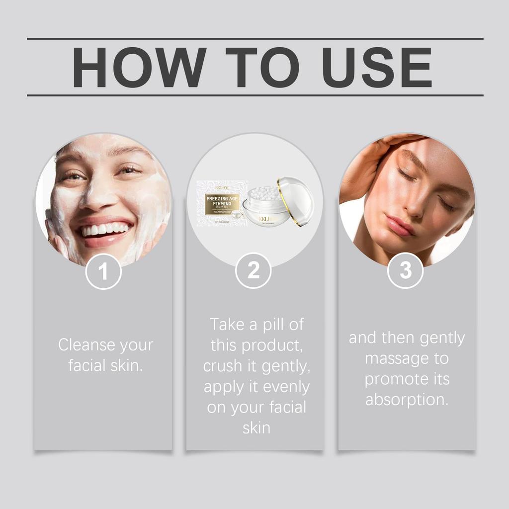 EELHOE Firming & Hydrating Filler Pills Hydrating & Nourishing Firming Skin Moisturizing & Soothing Skin Facial Cream