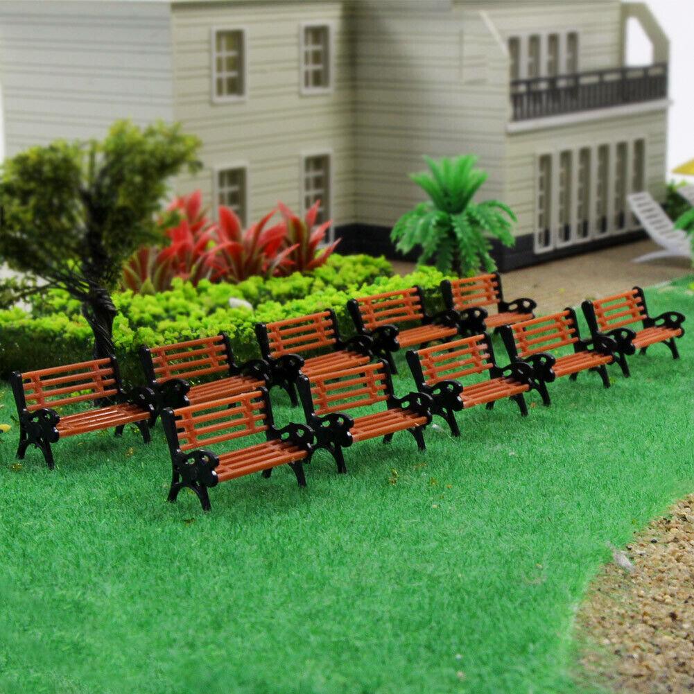 High Quality Model Train Model Park Bench 100% Brand New