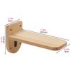 Cat Climbing Wall Mounted Hammock Scratching Post for Cat Wooden Furniture Ladder Steps Cats Sleeping and Playing