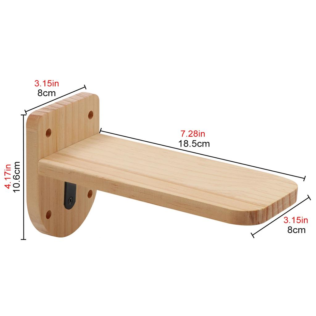 Cat Climbing Wall Mounted Hammock Scratching Post for Cat Wooden Furniture Ladder Steps Cats Sleeping and Playing
