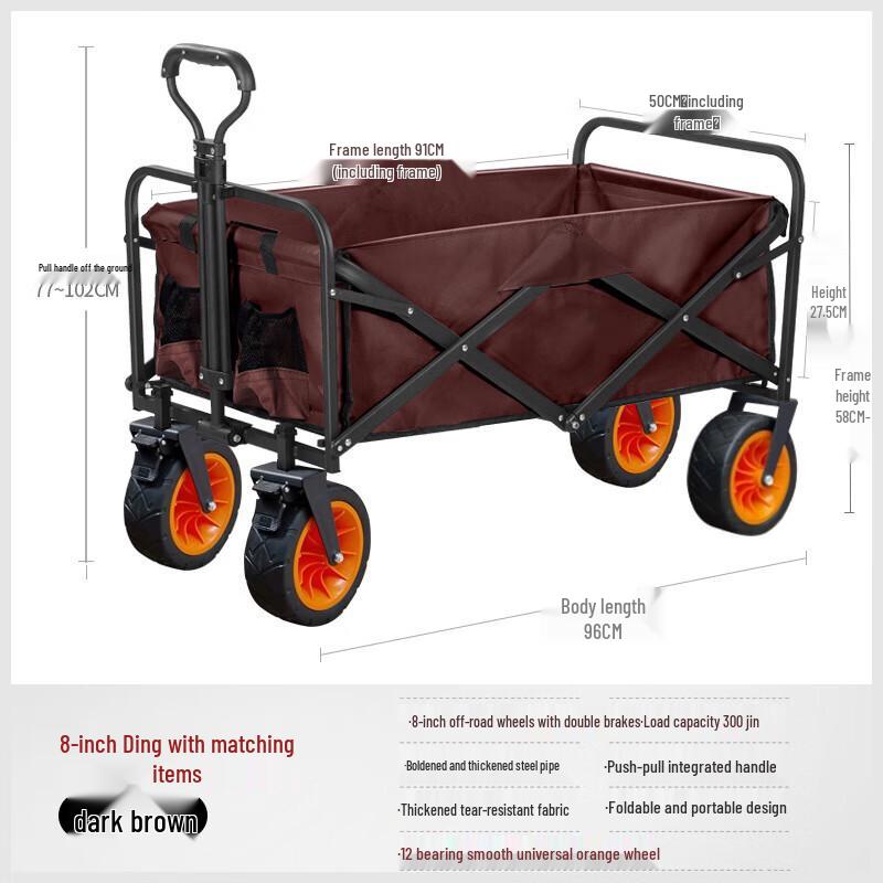 BingRong Foldable Outdoor Utility Wagon