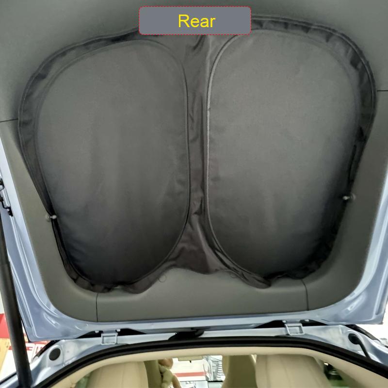 Car Black Window Privacy Sunshade For DONGFENG FORTHING S7 2024-2026 Anti-UV Heat Insulation Protect Cover Interior Accessory