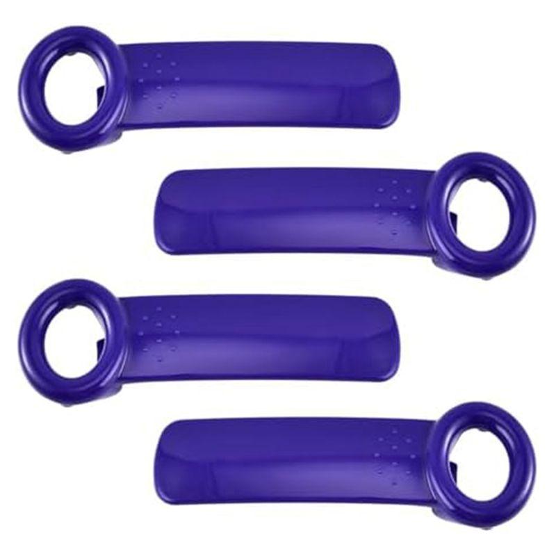 AEE4-Multifunctional Can Opener Beer Can Bottle Opener Plastic фиолетовый
