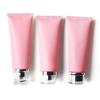 100g/ml Pink Frosted Soft Tube Bottle for Body Lotion, Facial Cleanser, Face Wash - Travel Size Cosmetic Packaging